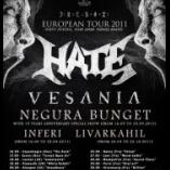 Erebos European Tour 2011 (Hate, Vesania, Negura Bunget, Inferi)